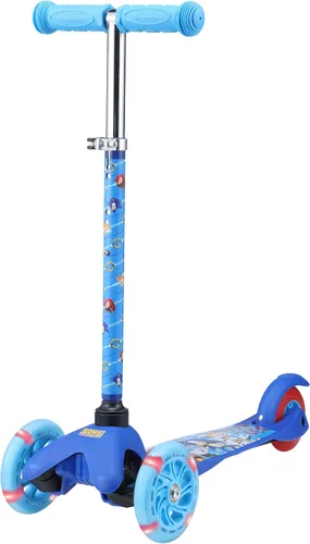 Miniatura 13 de Self Balancing Kick Scooter with Light Up Wheels, Extra Wide Deck, 3 Wheel Platform, Foot Activated Brake, 75 lbs Limit, Kids & Toddlers Girls or