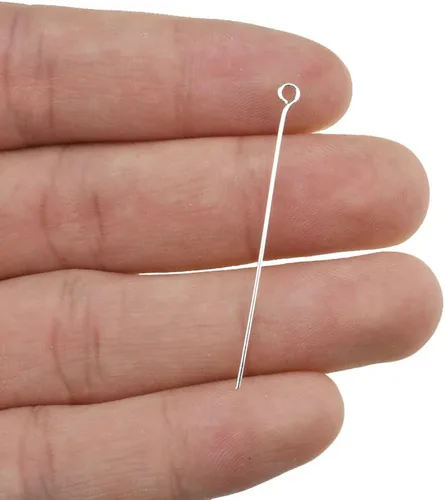 Miniatura 7 de Hahiyo Alfileres de satén fino de 1.575 pulgadas de longitud, se conectan correctamente de tamaño más largo, fácilmente duradero, cabeza plana
