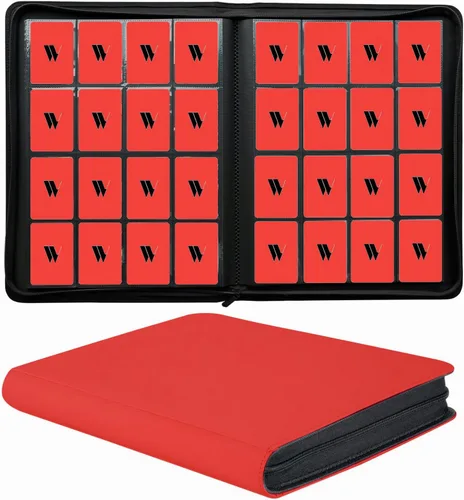 Miniatura 7 de Carpeta para tarjetas de 16 bolsillos, más de 1000 carpetas de tarjetas coleccionables con cremallera de alta calidad, álbum de bolsillo de doble