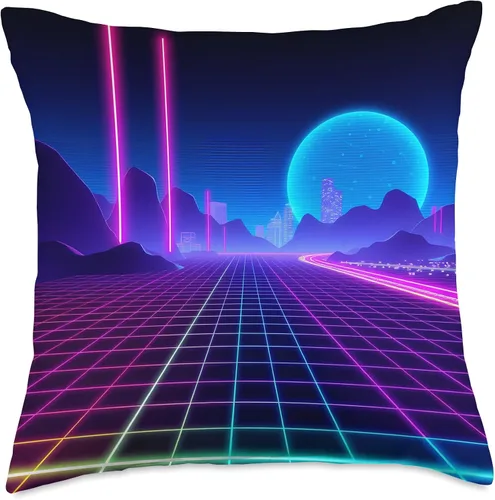 Miniatura 4 de Vaporwave - Almohada estética Synthwave Retrowave de los años 80 y 90