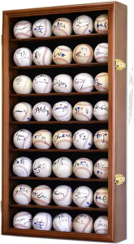 Miniatura 7 de 40 Balón de béisbol vitrina gabinete (roble)