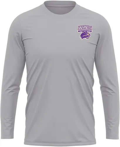 Miniatura 14 de Camisa deportiva de manga larga oficial de la NCAA Collegiate para hombre, con logotipo en el pecho izquierdo, colección Athletic Heather