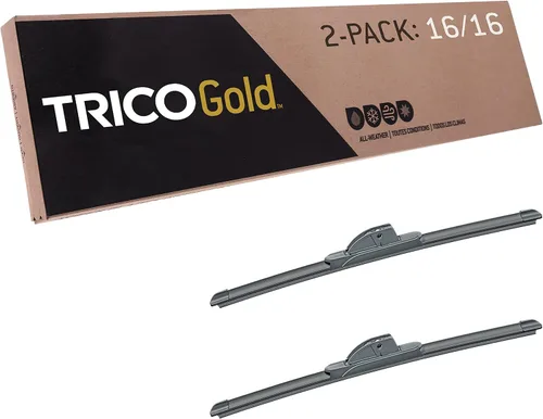 Miniatura 68 de TRICO Gold 21" + 19" Juego de 2 limpiaparabrisas de repuesto automotriz de primera calidad, limpiaparabrisas de haz para lado del pasajero