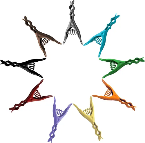 Miniatura 19 de Extreme Clothespins Color verde bosque Acero inoxidable 304 sólido – Paquete de 20 Resistente Antioxidante Alfileres de lavandería Verde