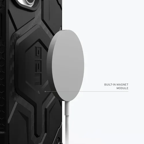 Miniatura 4 de URBAN ARMOR GEAR UAG - Funda compatible con iPhone 15 Plus de 6.7 pulgadas, Monarch Pro color negro, imán integrado compatible con carga MagSafe
