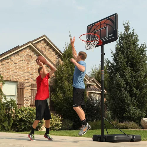 Miniatura 2 de Lifetime Sistema de baloncesto portátil ajustable en altura, tablero trasero de 44 pulgadas
