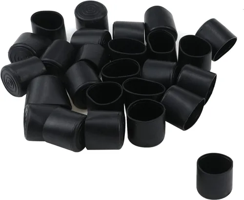 Miniatura 21 de Antrader - Tapas redondas de PVC de 1.5 pulgadas de diámetro, para patas de silla, color negro, paquete de 4