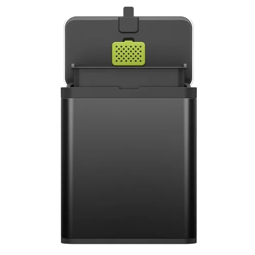 EKO Contenedor de Compost de Cocina, 7L / 1.85 Gal de Acero Inoxidable con Cubo Interior Extraíble y Compartimento Desodorizante, Contenedor de