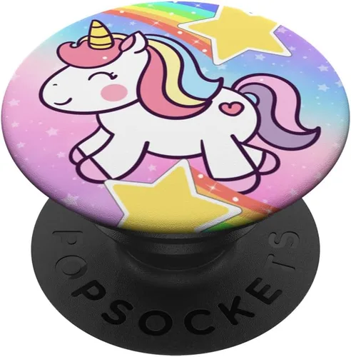 Miniatura 6 de Diseño de unicornio místico. PopSockets MagSafe PopGrip para iPhone