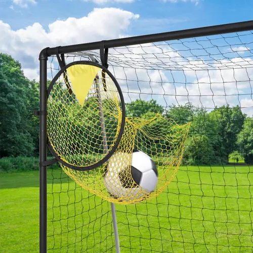COCODE 2 piezas de portería de fútbol, redes portátiles de objetivo, equipo de práctica de pelota de fútbol de esquina, objetivo de tiro de fútbol