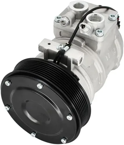 Miniatura 2 de RE46609 TY6764 RE54254 Compresor de aire acondicionado para John Deere Tractor Loader 310G 410G 1850 210LJ