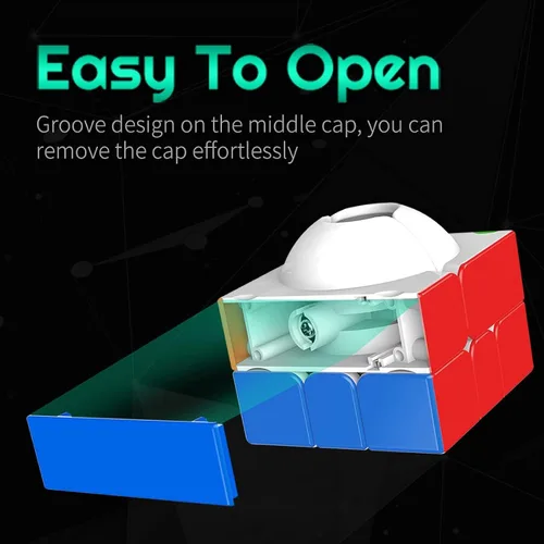 Miniatura 7 de CuberShop MGC SQ1 Cubo Magnético Square One Sin Pegatinas de Velocidad, Rompecabezas Mágico Profesional SQ-1 con Forma YJ, Juguete Rompecabezas