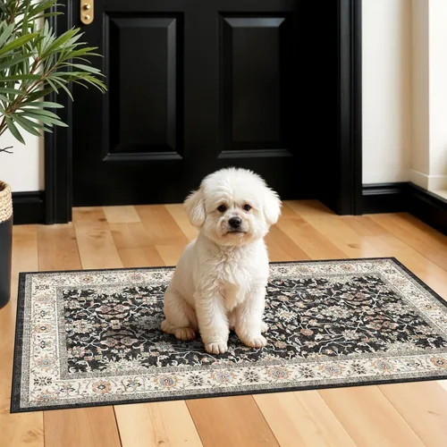 Miniatura 53 de Alfombra de pasillo lavable de 2 x 3 pies - Alfombra antideslizante resistente a las manchas, alfombras y tapetes de cocina duraderos