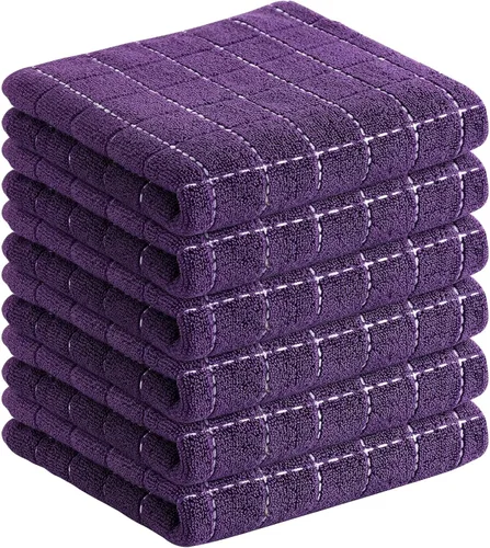 Miniatura 138 de Homaxy Paños de cocina 100% algodón de felpa, toallas de cocina ultra suaves y absorbentes para la cocina, adecuadas para secar y lavar platos