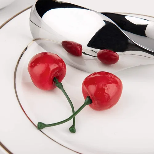Miniatura 8 de IMEEA Juego de servidores de ensalada de acero inoxidable 18/10, cuchara y tenedor de 10 pulgadas, utensilios para servir ensaladas