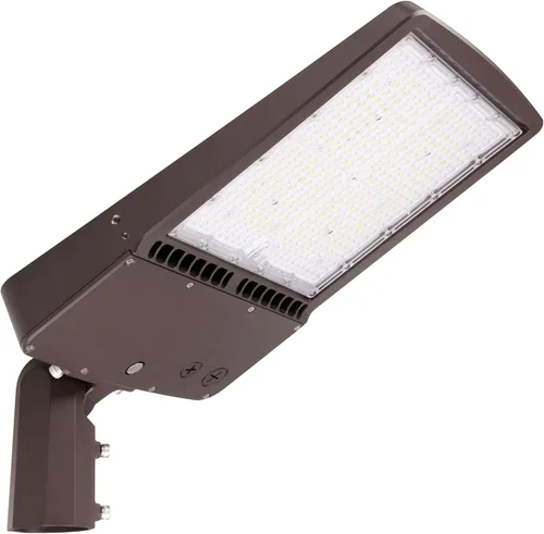 OSTEK Luz LED de estacionamiento de 300 W, 42,000 lm 5700 K súper brillante LED Shoebox Pole Light, equivalente a 1000 W MH, montaje deslizante para