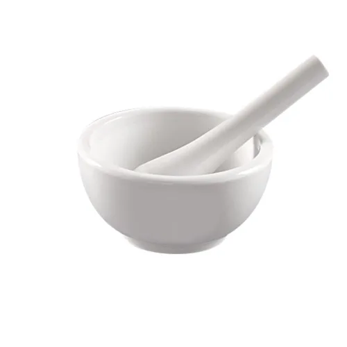 Apothecary Products Cuenco de mortero y mortero | Mezclador y molinillo para medicina | Porcelana | 4 onzas