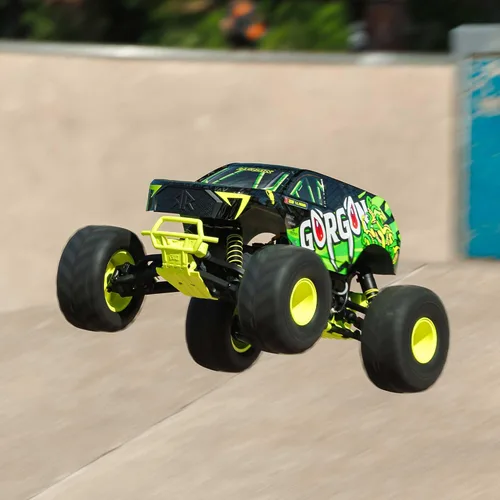 Miniatura 4 de ARRMA Camión RC 1/10 Gorgon 2 Wheel Drive RTR Camión Monster de Motor Cepillado Batería y Cargador Incluidos Azul ARA3230ST5