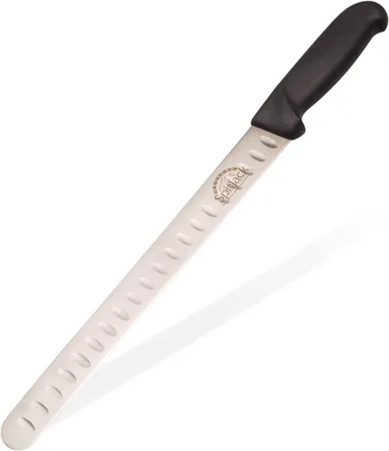 Miniatura 8 de SPITJACK Cuchillo de pechuga ahumada para barbacoa para tallar y rebanar carne - SS, borde Granton, hoja de 11 pulgadas