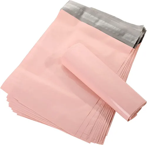 Bolsas de eliminación de servilletas sanitarias, bolsas de higiene femenina rosadas, autosellantes, protección de la privacidad, juego de 100 Rosado