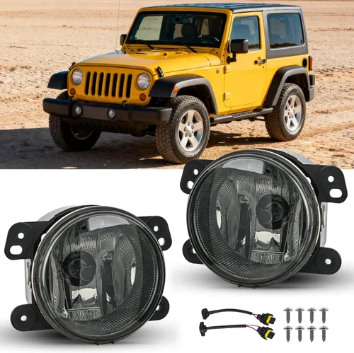 Miniatura 13 de Nilight Conjunto de luces antiniebla compatible con 2005 2006 2007 2008 2009 2010 Dodge Grand Caravan Challenger Charger Caliber Nitro Avenger