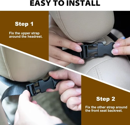 Miniatura 2 de Soporte para pistola en camiones (un par), almacenamiento ajustable para pistolas en el asiento trasero 900D, soporte para rifles automotrices