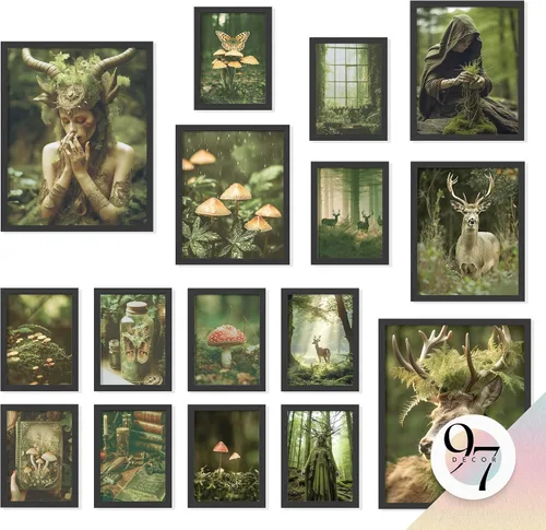 Miniatura 10 de 97 Decor Dark Academia Decor - Impresiones artísticas góticas victorianas para pared, imágenes estéticas oscuras, pósteres góticos espeluznantes
