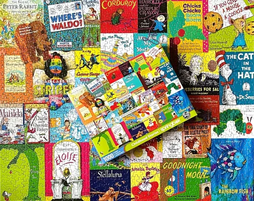Miniatura 4 de Rompecabezas Springbok de 1000 piezas "Historias de la Infancia" para adultos y niños, con portadas de libros de algunas de tus tiendas favoritas