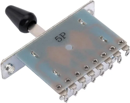 Miniatura 6 de Interruptor de palanca selector de recogida de 5 vías Alpha para guitarra eléctrica estilo Strat de importación