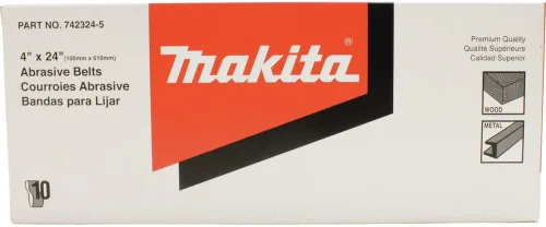 Miniatura 2 de Makita 742321-1 Cinturón de lijado abrasivo de 4 pulgadas x 24 pulgadas, grano 60 (10/Pk)