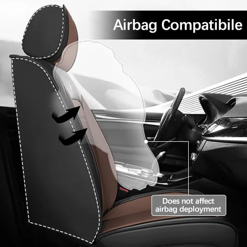 Miniatura 4 de Funda de asiento de cuero para Mercedes-Benz EQE 350 2022-2023, fundas de asiento suaves impermeables, accesorios interiores, fundas de asiento
