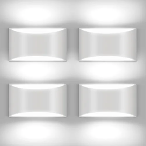 Miniatura 24 de Juego de 2 apliques de pared LED modernos negros con cable para interiores, luces de montaje en pared arriba y abajo, para sala de estar