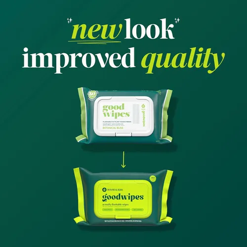 Miniatura 5 de Goodwipes Toallitas desechables para el trasero - Vitamina E y aloe - Seguras para alcantarillado y fosa séptica - Toallitas húmedas extra grandes