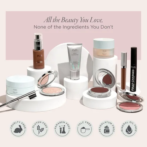 Miniatura 6 de PÜR Minerals Multitasking Essentials Kit - Makeup Gift Set Includes 4-in-1 Correcting Primer, Fully Charged Mascara, 4-in-1 Pressed Mineral Powder &