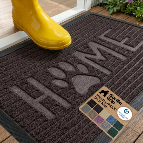 Miniatura 63 de Gorilla Grip - Tapete WeatherMax todoterreno 100% impermeable, caucho natural, resistente a manchas y decoloración, perfil bajo, interior y Grafito