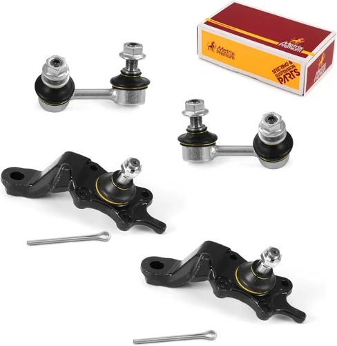 Miniatura 249 de Metrix Premium Chassis Parts - Juego de 4 piezas de articulación de rótula superior y barra estabilizadora delantera para Ford Ranger RWD 1998-2011