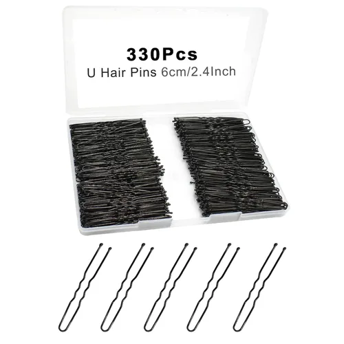 Miniatura 15 de Bobby Pins - 330 horquillas de pelo de 2.2 pulgadas con bonita caja, pin de alta calidad para niños, niñas y mujeres, ideal para todo