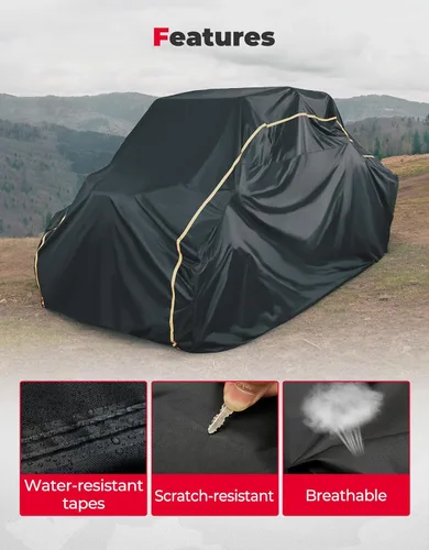 Miniatura 6 de KEMIMOTO Funda UTV de 4 plazas compatible con Polaris RZR XP 4 1000, Polaris Ranger Crew 570, Kawasaki Mule Pro, Gator XUV S4, Zforce 950 Sport 4