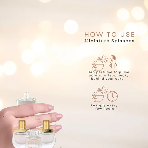 Miniatura 3 de Set de regalo mini de fragancia Chloe para mujer – colección Splash de 4 piezas