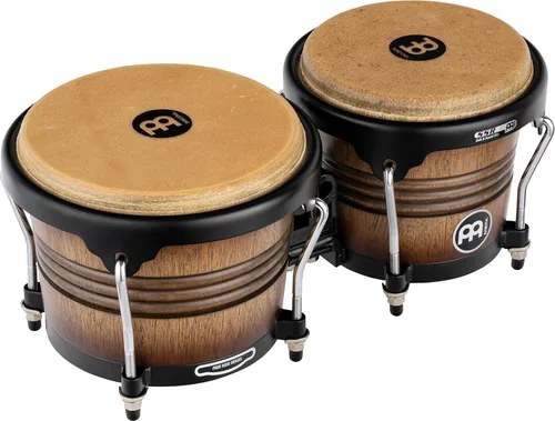 Miniatura 8 de Meinl Percussion FWB190AF Free Ride Series Bongos de madera, acabado de llama ámbar