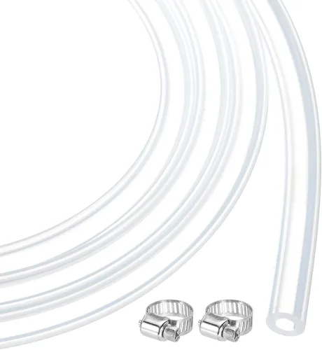 Miniatura 16 de MECCANIXITY 1 m de tubo de silicona transparente de goma de 1/4" ID 5/16" OD tubo de plástico manguera de aire flexible para elaboración de cerveza