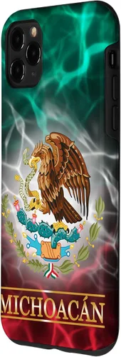 Miniatura 2 de Funda para iPhone 11 Pro Max con la bandera de Michoacán de México, orgullosa de las raíces mexicanas