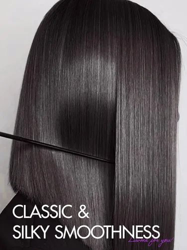Miniatura 5 de LUVME HAIR - Peluca de cabello humano estilo Bob, de 8 pulgadas, precortada, sin pegamento, con cierre de encaje HD, predepilada, cabello humano