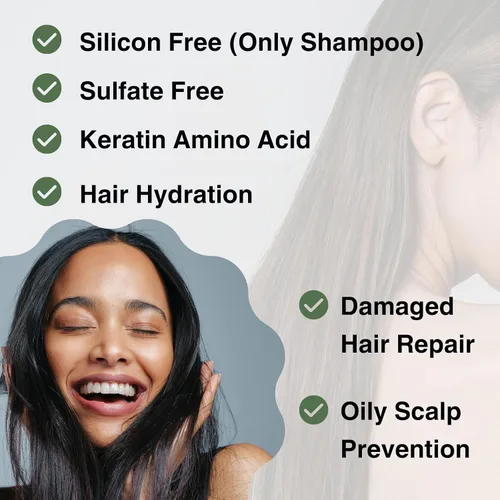 Miniatura 6 de Moist Diane Juego de Champú y Acondicionador Natural para Mujeres y Hombres, Champú y Acondicionador de Aceite de Argán para Cabello Rizado por