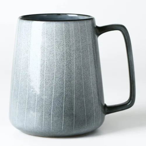 Miniatura 13 de Tazas de cerámica grande de 21 oz, Tazas extra grandes para té y café, diseño de asa grande, taza de café grande para oficina y hogar, apta