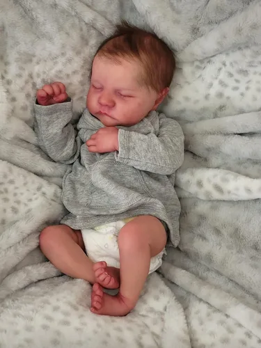Miniatura 7 de Pinky Reborn Muñecas de bebé de 19 pulgadas realista recién nacido con cuerpo suave muñeca de juguete para niños pequeños, el mejor regalo