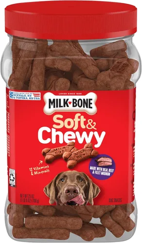 Miniatura 18 de Milk-Bone Golosinas blandas y masticables con receta de pollo para perros, 25 onzas (1 unidad)