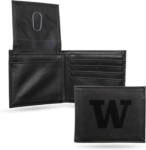 Miniatura 103 de NCAA Rico Industries Cartera Billetera con Grabado Láser Cartera Billetera con Grabado Láser - Diseño Delgado - Gran Regalo