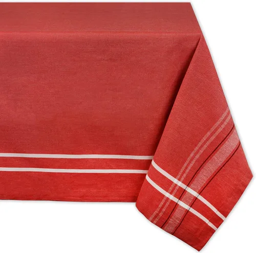 Miniatura 22 de DII - Mantel redondo para mesa de comedor, estilo rústico, colección de manteles con rayas estilo francés, 177.8 cm de diámetro, color gris Gris