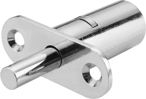 Miniatura 6 de XIEHE 105 - Cerradura de émbolo para puerta corrediza con 2 llaves (paquete de 4 unidades de 0.7 x 1.2 pulgadas de largo)